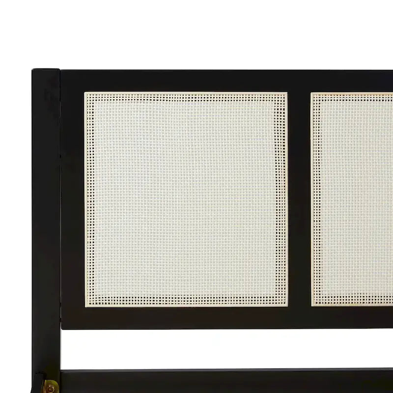 Tête de lit en rotin massif style bohème Middlebrook Designs pour lit king size