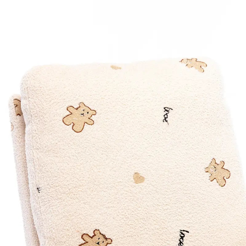 Fauteuil à bascule moderne rembourré avec poche latérale, chaise de chambre d'enfant en bois à dossier haut