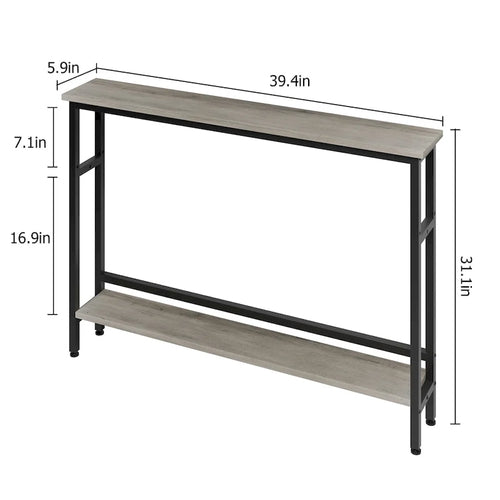 Table d'appoint étroite 5.9 pour salon
