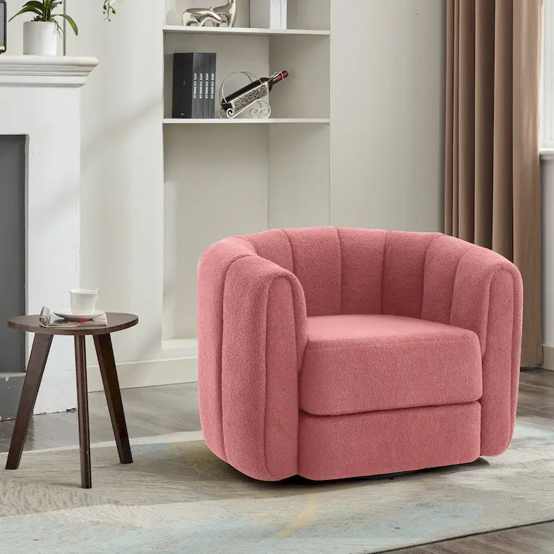 Fauteuil pivotant d'appoint pour salon