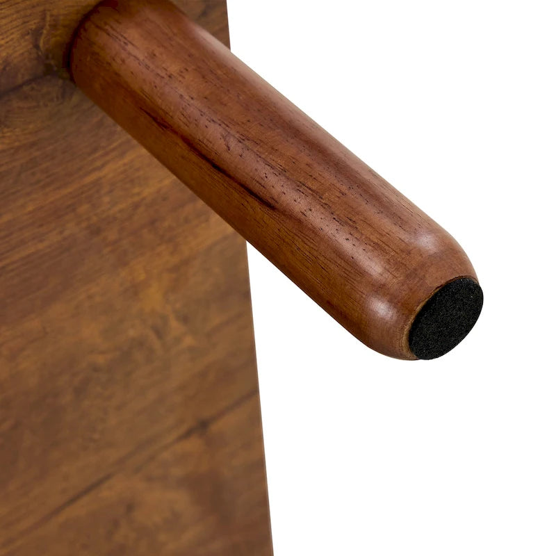 Table basse rectangulaire à deux niveaux pour salon