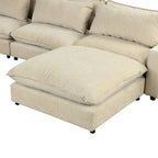 Canapé d'angle 128 pouces Cloud Sofa en chenille