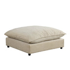 Canapé d'angle 128 pouces Cloud Sofa en chenille