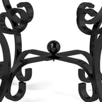 Ensemble de 3 tables basses avec plateau en verre trempé, table d'appoint ronde robuste pour salon