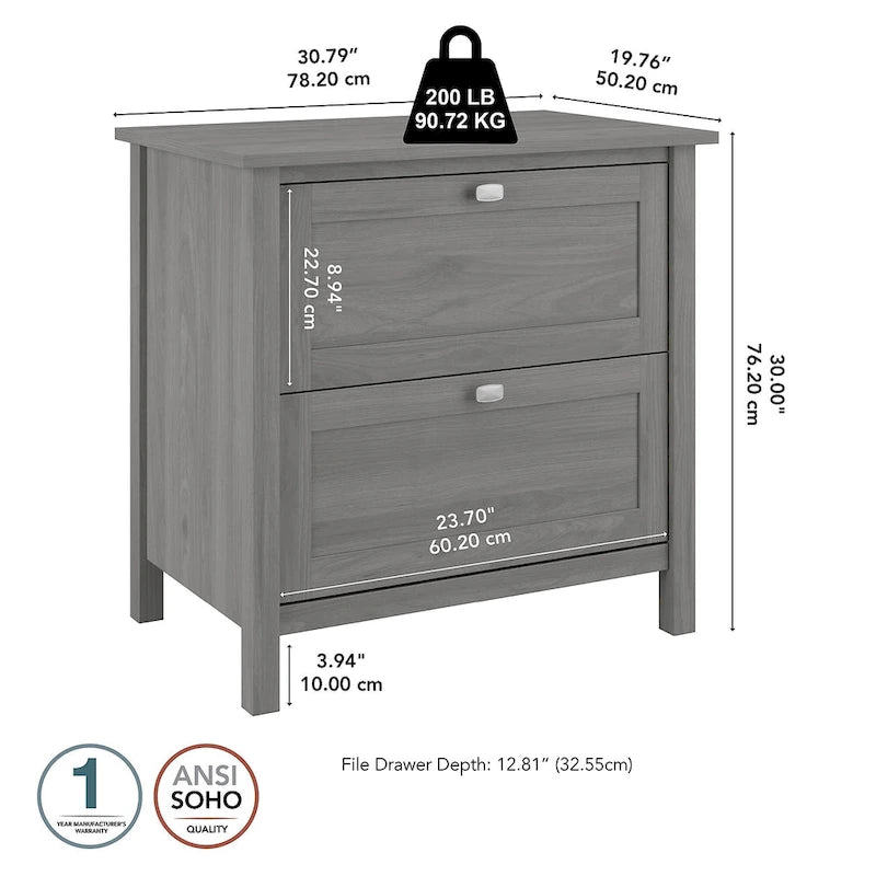 Classeur latéral à 2 tiroirs Broadview de Bush Furniture