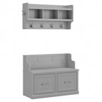 Banc d'entrée et étagère murale Woodland 40W de Bush Furniture