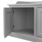 Banc d'entrée et étagère murale Woodland 40W de Bush Furniture