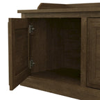 Banc d'entrée et étagère murale Woodland 40W de Bush Furniture