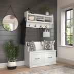 Banc d'entrée et étagère murale Woodland 40W de Bush Furniture