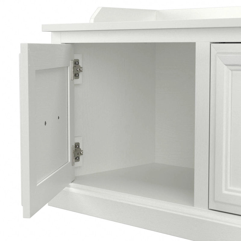 Banc d'entrée et étagère murale Woodland 40W de Bush Furniture
