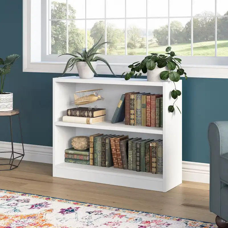 Bibliothèque universelle à 2 étagères de petite taille par Bush Furniture
