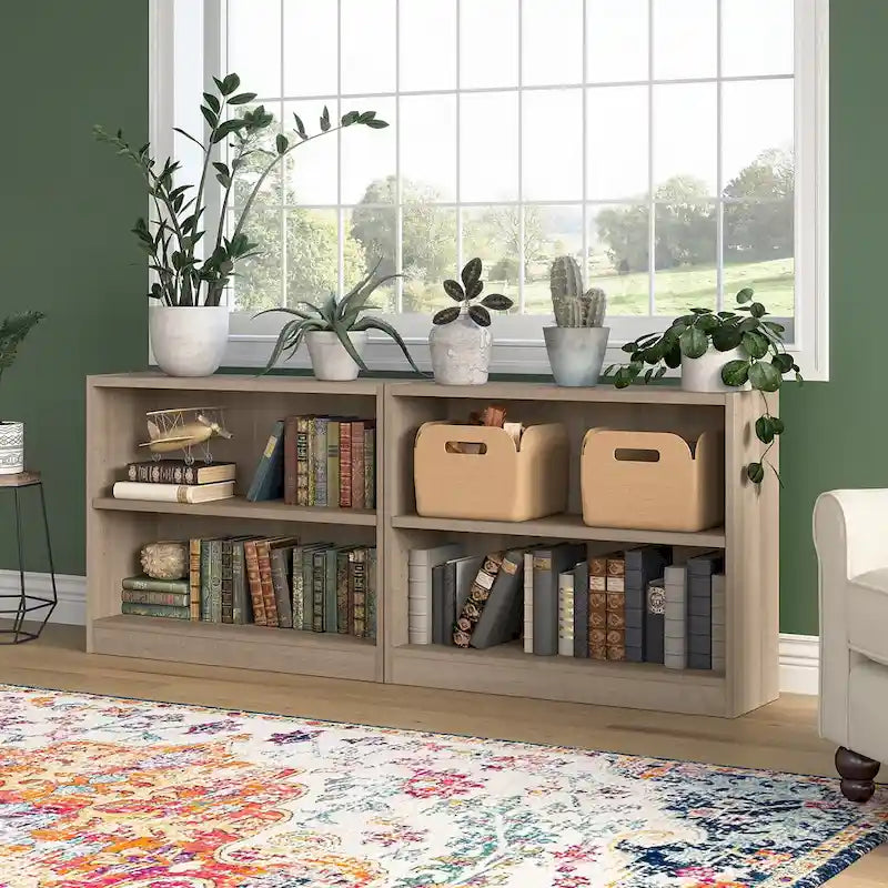 Bibliothèque universelle à 2 étagères de petite taille par Bush Furniture