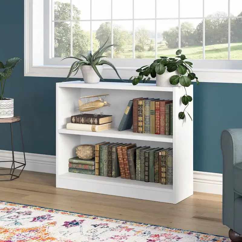 Bibliothèque universelle à 2 étagères de petite taille par Bush Furniture