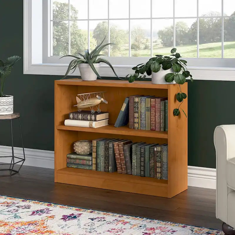 Bibliothèque universelle à 2 étagères de petite taille par Bush Furniture