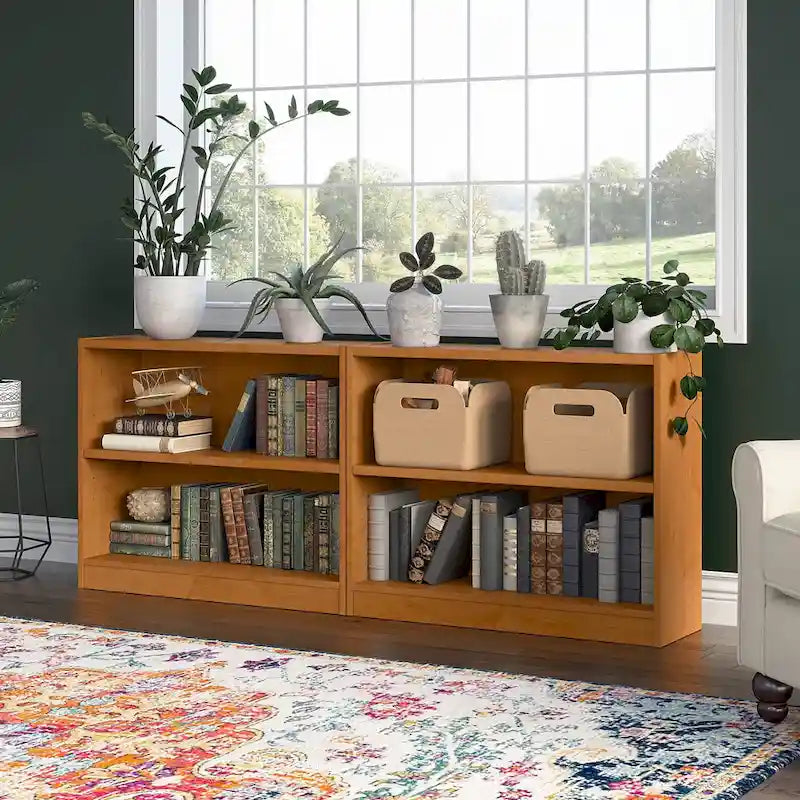Bibliothèque universelle à 2 étagères de petite taille par Bush Furniture