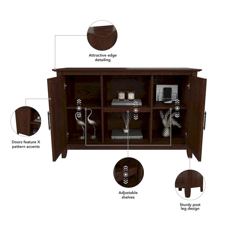 Meuble d'appoint Key West avec portes de Bush Furniture