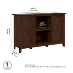 Meuble d'appoint Key West avec portes de Bush Furniture