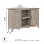 Meuble d'appoint Key West avec portes de Bush Furniture