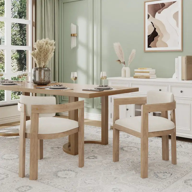 Chaise de salle à manger moderne et sophistiquée Conrad avec accoudoirs par Christopher Knight Home