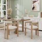 Chaise de salle à manger moderne et sophistiquée Conrad avec accoudoirs par Christopher Knight Home