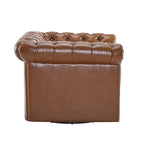 Fauteuil club pivotant capitonné Chesterfield Wiers par Christopher Knight Home