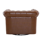 Fauteuil club pivotant capitonné Chesterfield Wiers par Christopher Knight Home