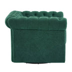Fauteuil club pivotant capitonné Chesterfield Wiers par Christopher Knight Home