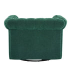 Fauteuil club pivotant capitonné Chesterfield Wiers par Christopher Knight Home