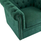 Fauteuil club pivotant capitonné Chesterfield Wiers par Christopher Knight Home