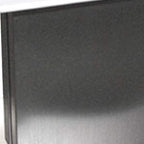 Table d'appoint carrée HomeRoots 22 en marbre blanc et argent et métal - 54,6 cm x 55,9 cm x 54,9 cm