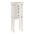 Armoire à bijoux avec tiroirs de rangement - 35,25 - Crème