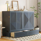 Murphy Bed with Large Drawer, USB Ports and Outlets