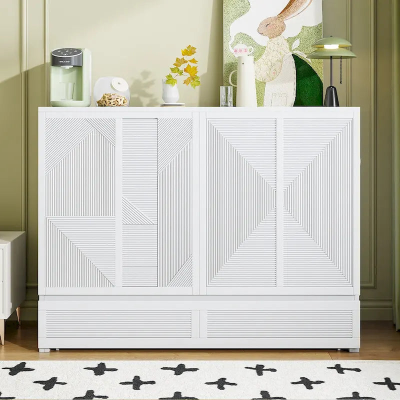 Lit escamotable avec grand tiroir, ports USB et prises électriques