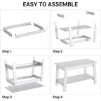 Petite table basse rustique pour salon, cuisine - Non applicable