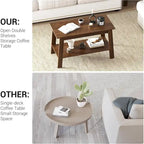 Petite table basse rustique pour salon, cuisine - Non applicable