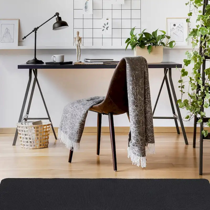 Tapis de protection pour chaise de bureau 55 pouces x 35 pouces pour planchers de bois franc