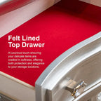 Ensemble lit plateforme et table de chevet 2 pièces en bois blanc Conjira de Furniture of America