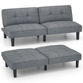 Canapé-lit futon convertible et pliable Costway avec 6 positions réglables - Voir les détails