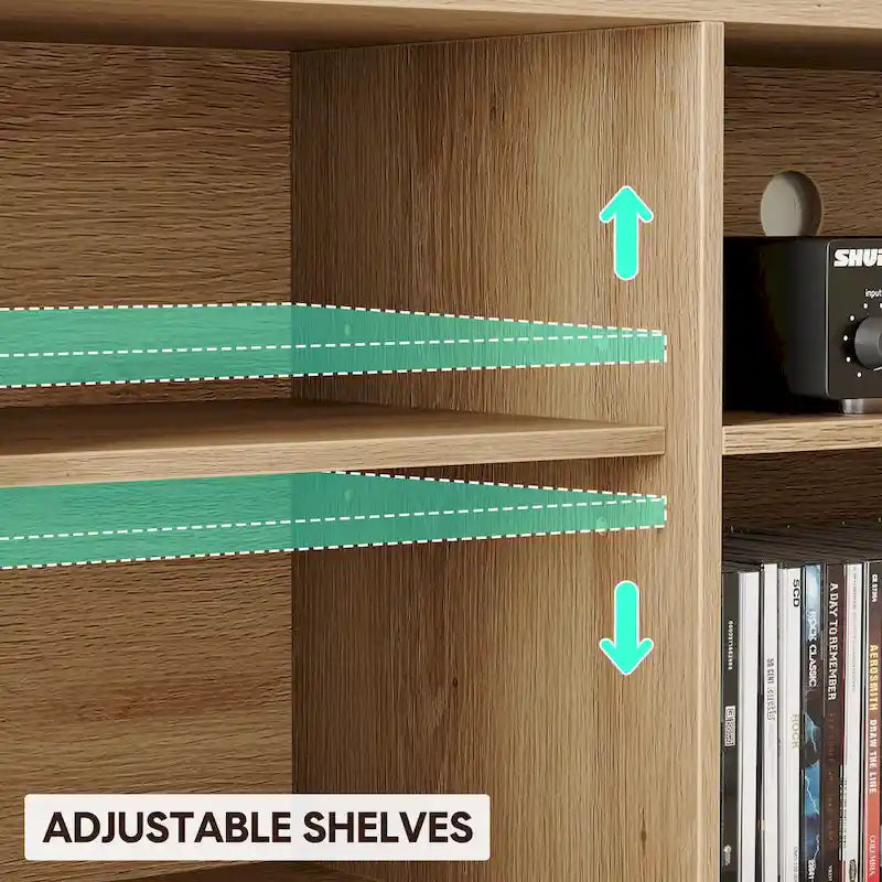 Meuble TV en rotin pour écran 65 pouces, style bohème, avec rangements et portes - 65 pouces