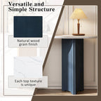 Console d'entrée, table avec plateau ovale en faux marbre pour l'entrée