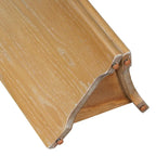 Console d'entrée, table avec plateau ovale en faux marbre pour l'entrée