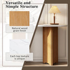 Console d'entrée, table avec plateau ovale en faux marbre pour l'entrée