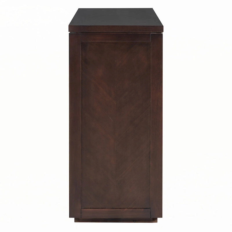 Console d'entrée rustique en bois 55 (Espresso)