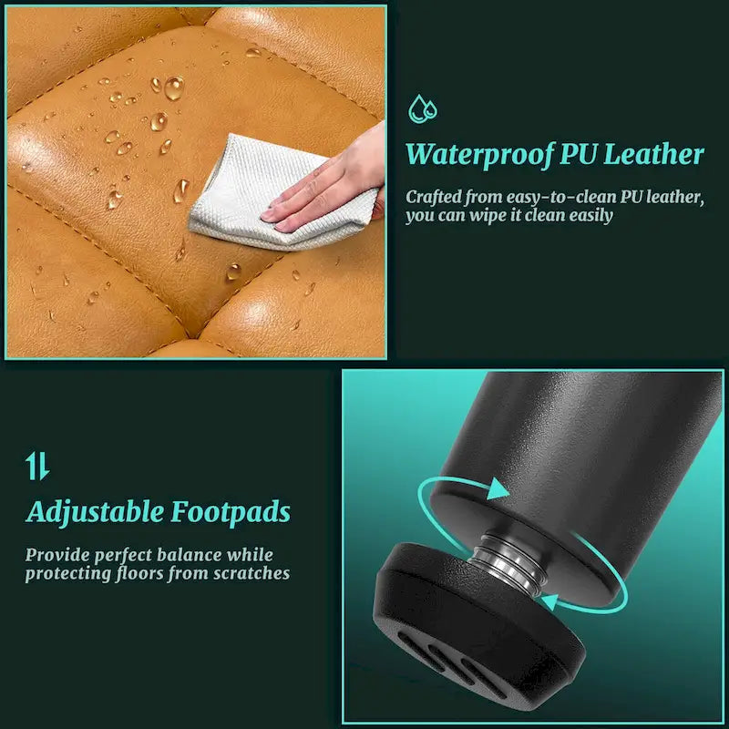 Ensemble de 2/4/6/8 chaises de salle à manger modernes, chaises de cuisine rembourrées avec coussin épais pour salle à manger