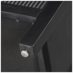Buffet minimaliste à motif ondulé avec rangement fonctionnel