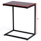 Gymax Support pour ordinateur portable 26 pouces, table d'appoint pour canapé ou bureau à domicile - 22 x 14 x 26 pouces