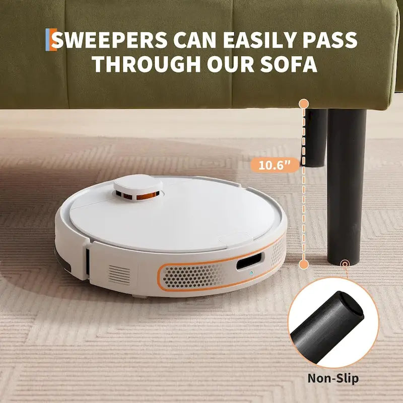 Canapé-lit, causeuse compacte, canapé-lit moderne style milieu du siècle, canapé convertible, canapés de salon