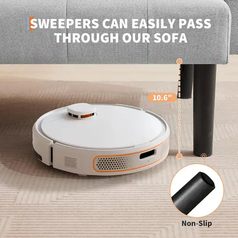 Canapé-lit, causeuse compacte, canapé-lit moderne style milieu du siècle, canapé convertible, canapés de salon