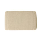 Fauteuil club Elaine en tissu capitonné beige clair avec repose-pieds, par Christopher Knight Home