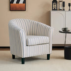 Fauteuil club Napoli en cuir reconstitué style transitionnel par Christopher Knight Home